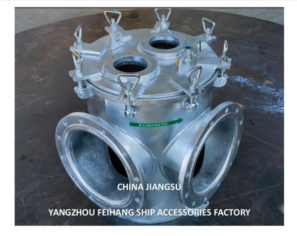 Marine Seawater Filters Model BLS300 CB/T497-2012 Galvanized body carbon steel With MGPS Marine Growth Prevention System