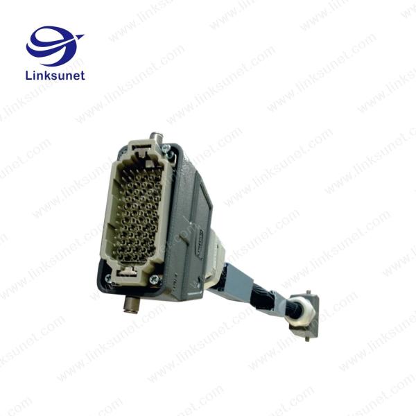 Industrial Harness With Harting Heavy Duty Power Connectors 72P 09160723001