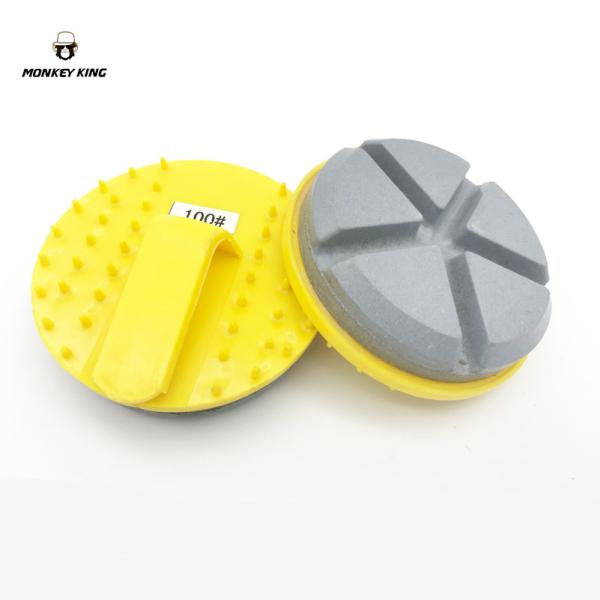 3 3 inch 80 mm 12 mm wet concrete diamond grinding polishing disc for power trowel good as concria fast system discs
