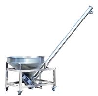 Multi-purpose Stainless Steel Spiral Conveyor Feeder For Food Powder Salt Powder And Ice Transportation