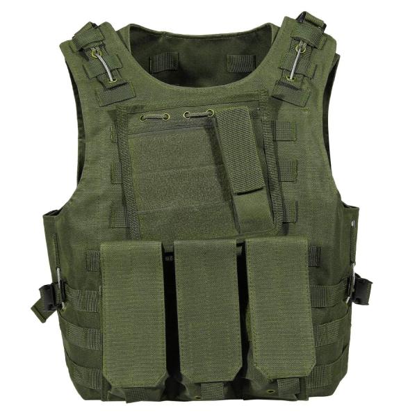 Police Camouflage Tactical Vest with different size's Magazine bag