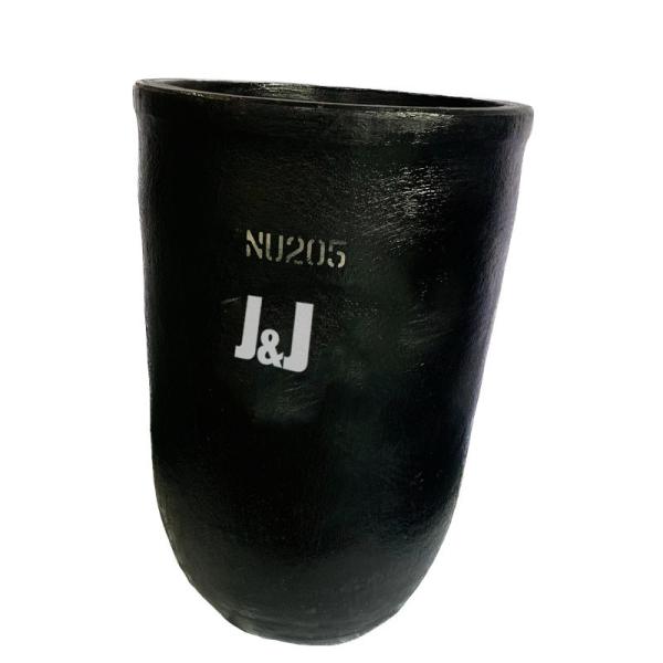 Compact Conventional Silicon Carbide Graphite Crucible For Aluminum Melting