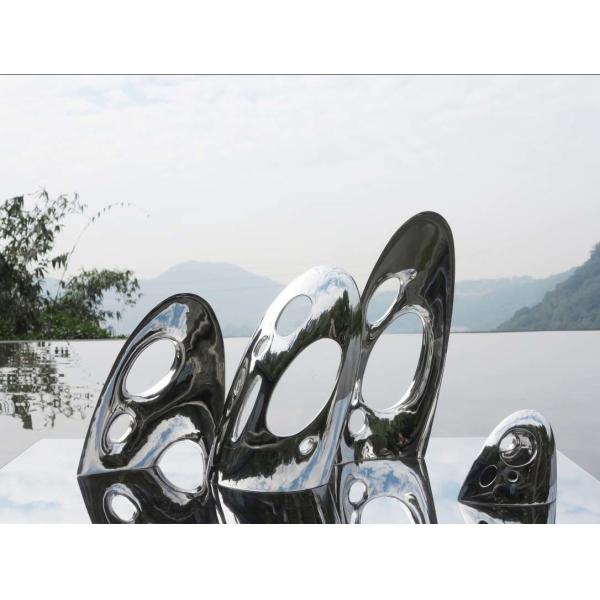 Современный декоративный сад ваяет стойкость отполированную зеркалом поверхностную высокую