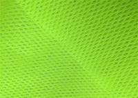 Poliéster uniforme Mesh Fabric Warp Knitted Type fluorescente