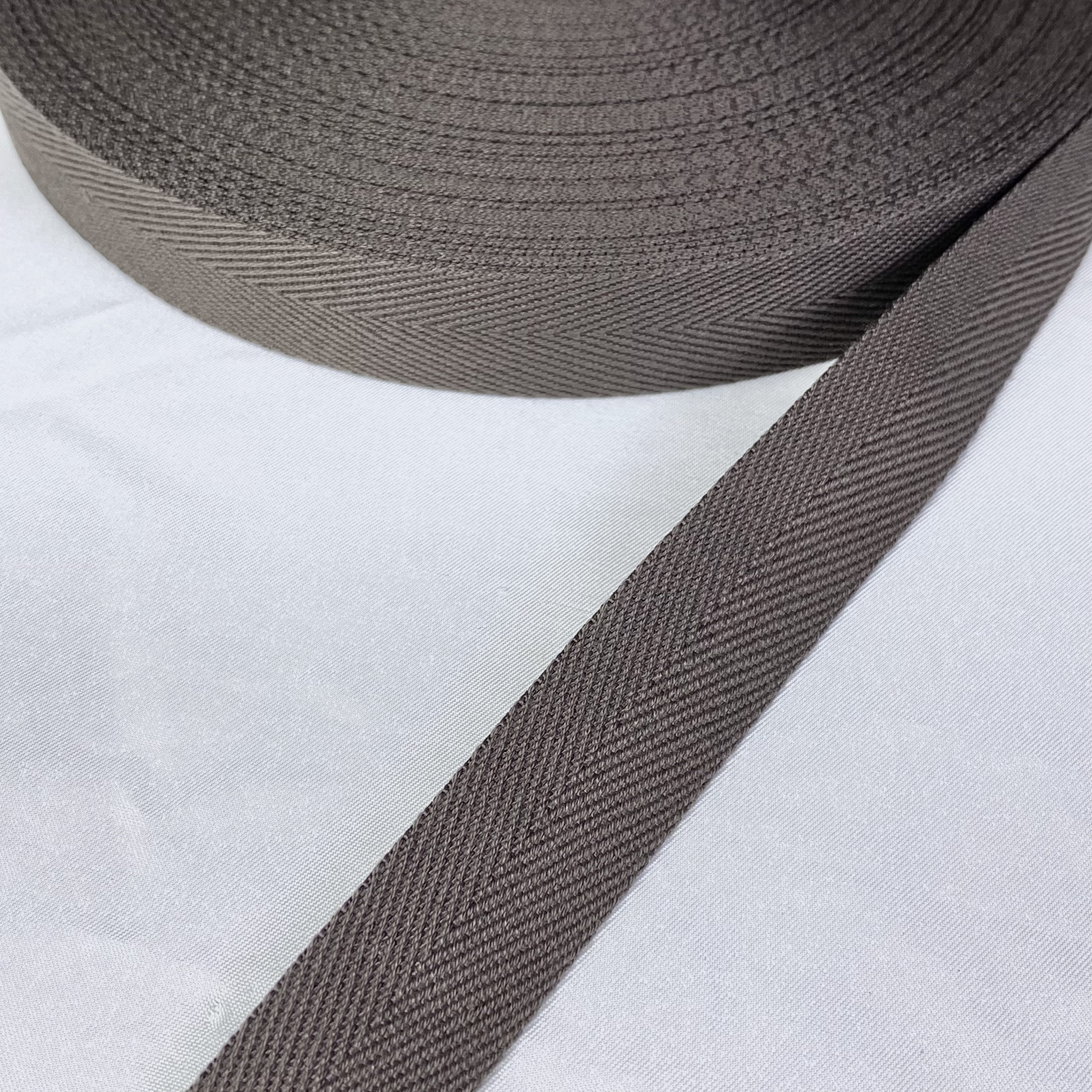 Herringbone polyester-cotton webbing Various colors Backpack strap Belt Handbag strap