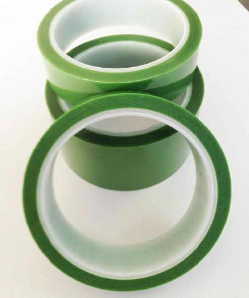 High Temp PET Silicone Tape 180 Degree Spraying Protection 33M / 66M Length