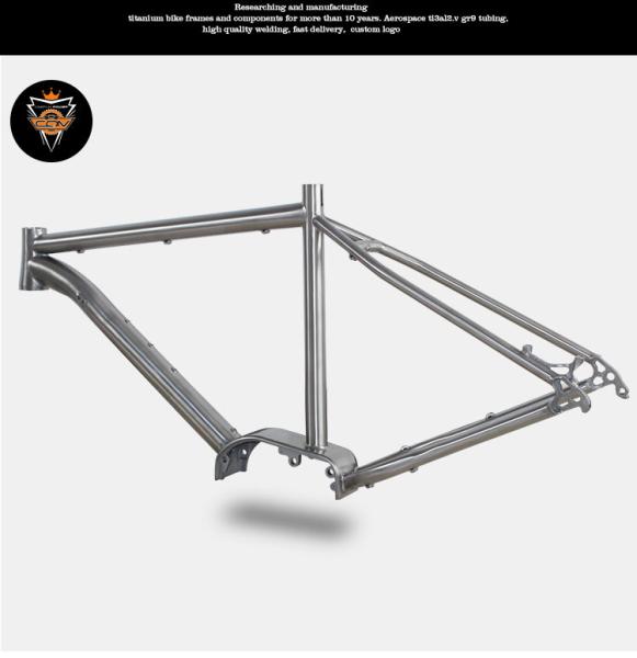 Ultra Light Titanium Mid Drive Ebike Frame Suit For Bafang 510 / Bafang 610