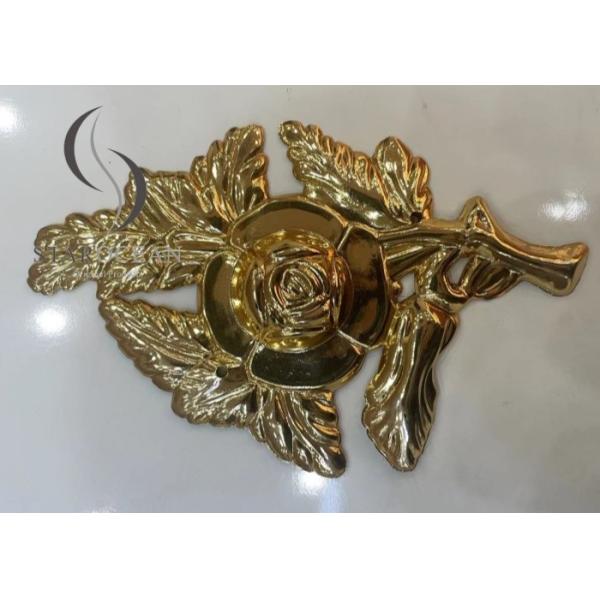 Золотой классический дизайн пластиковые аксессуары для украшения гроба заводская цена PF01