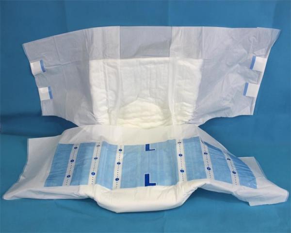 Printed Absorbent Incontinence Diapers for Adults Large Size Cotton Nappies