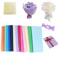 empaquetado multicolor del ramo de la flor de papel de embalaje de 17gsm 23gsm