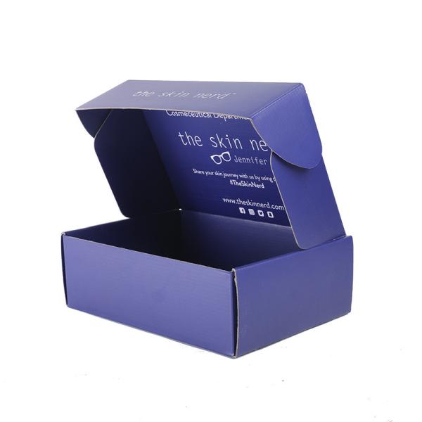 Recyclable Custom Printing Clothing And Shoes Corrugated Mailer Boxes With Logo Packaging