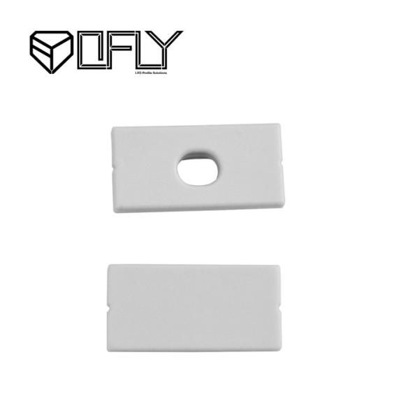 Milky Frosted Opal Cover Surface Mounted LED Profile For Ceiling Cabinet Lighting 20*10mm