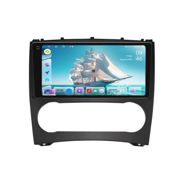 Precio de venta al por mayor de fábrica ABS Material de automóvil Android estéreo para Benz C-CLASS W203 GLK-CLASS C209 2005-2009 con 5-8 días laborables de entrega y MOQ 100PCS