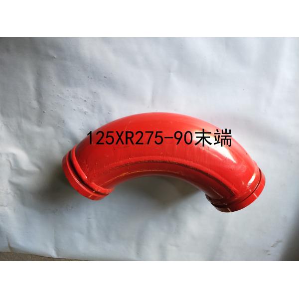 13759028 Couleur rouge bout de coude 125*R275-90 pour pompe à béton
