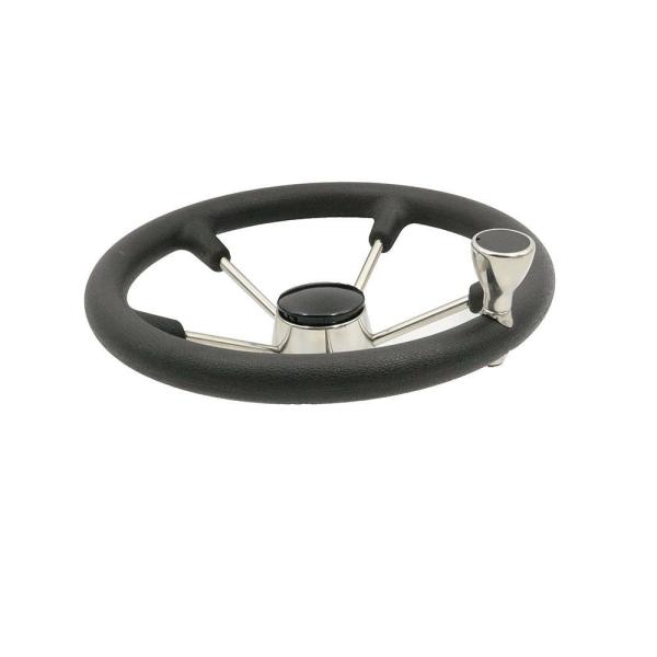 ISO9001 13.5inches Shaft Marine Aluminum Boat Steering Wheels Red