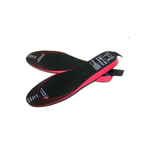 Far Infrared Graphene Electric Heated Shoe Insoles With Wireless Remote Control
