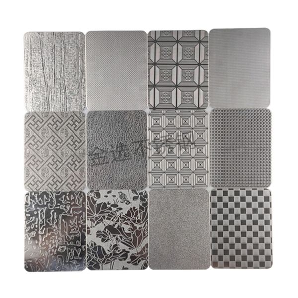 Diamond Embossed Mirror Steel Plate Custom Density For TV Background And Foyer Wall
