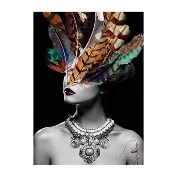 Bedroom Decor Figure Oil Painting On Canvas With Medium Diamond Painting