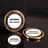 Monedas de recuerdo de metal personalizadas Desafío Monedas de plata acuñadas a medida con caja