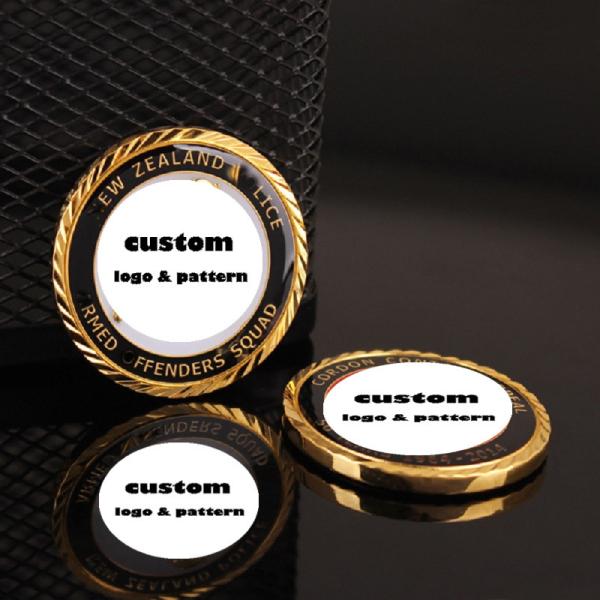 Custom Zinc Alloy Challenge Coin with Die Cutting Printing and Custom Logo for Souvenirs