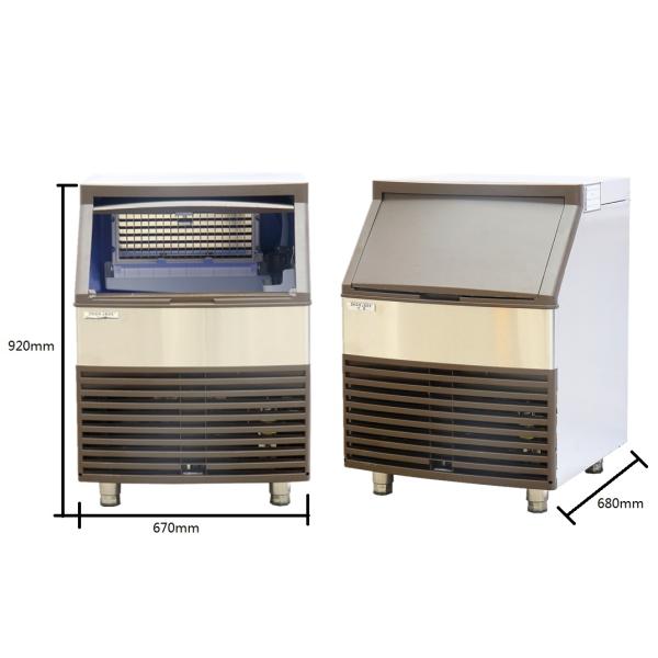 Автоматическим охлаженная воздухом машина льда, машина льда раковины СС304 коммерчески