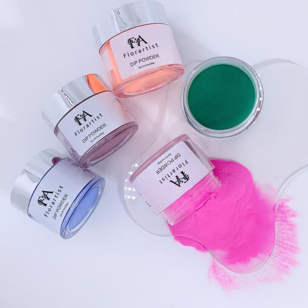 1oz 28g Wholesale Acrylic Dipping Glue Colorful 2000 Colors Private Label Dip Powder for Nail Supply