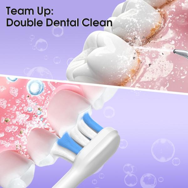 OEM Brand Electric Water Flosser And Toothbrush Kit Oral Irrigator With 2500mAh Battery