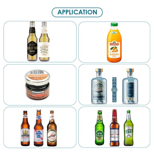 Automatic Double Head Round Bottle Labeling Machine Beer Water Bottle Label Printing Machine Compatible With Date Code Printers