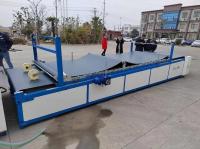 flauta de la máquina de la cartulina de 2200x2200m m que lamina para la fabricación de cajas