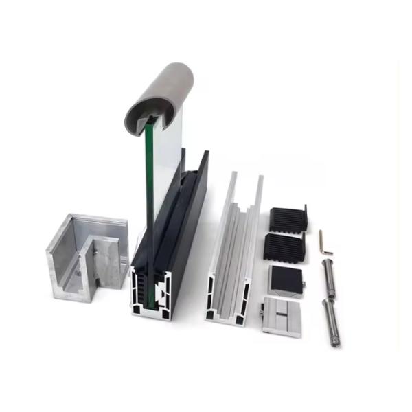 12Mm Glass Railing Aluminum U Channel CCC U Shaped Aluminium Extrusion