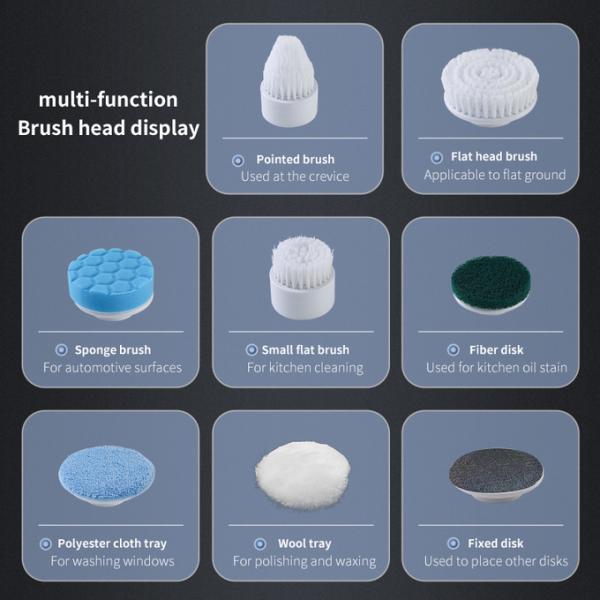 Телескопический электрический очиститель для кисти 2500mAh для кухни