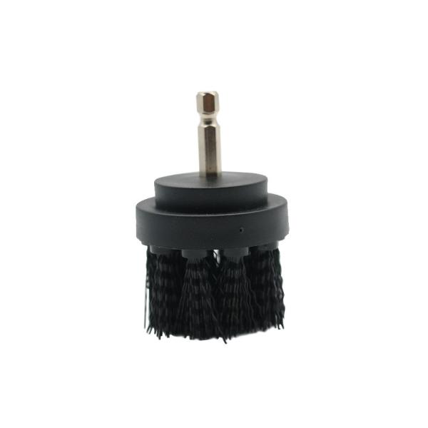 4 Pcs 3.5 Inch Car Wash Drill Brush For Cleaning Car Seats