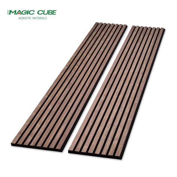 Decoração Acupanela Painel acústico Material de madeira ecológico com estética moderna