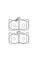 Lexus IS350/ Lexus Gs 350 Les plaquettes de frein avant en céramique D1118 04465-30410