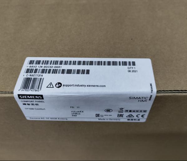 6AV2124-0QC02-0AX1 Siemens SIMATIC HMI TP1500 Comfort Panel 15'' Widescreen TFT Display