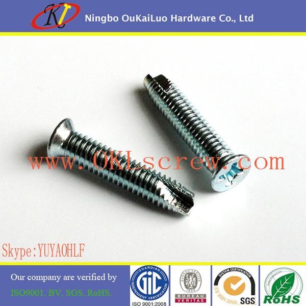 Phillips Flat Head Type T Thread Cutting Screws