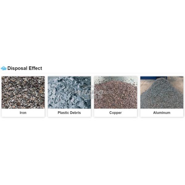 Copper Wire Shredder 300 Kg/H-22000 Kg/H Aluminium Can Shredder