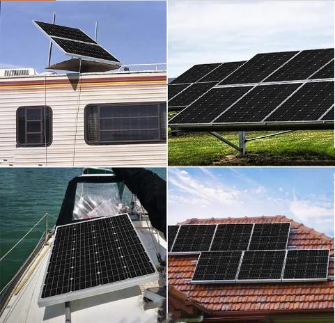 160A Durable Solar Photovoltaic PV , Multipurpose Domestic Solar Panels