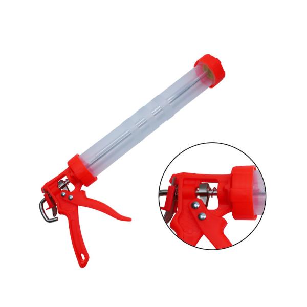 600ml Sausage 15inch Manual Caulking Gun For Heavy Duty Construction