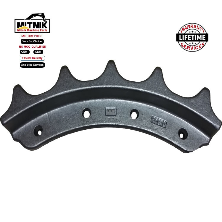 Casting Chain Drive Sprockets for D6D D6R D6M D6H D68EX Bulldozer Undercarriage Parts
