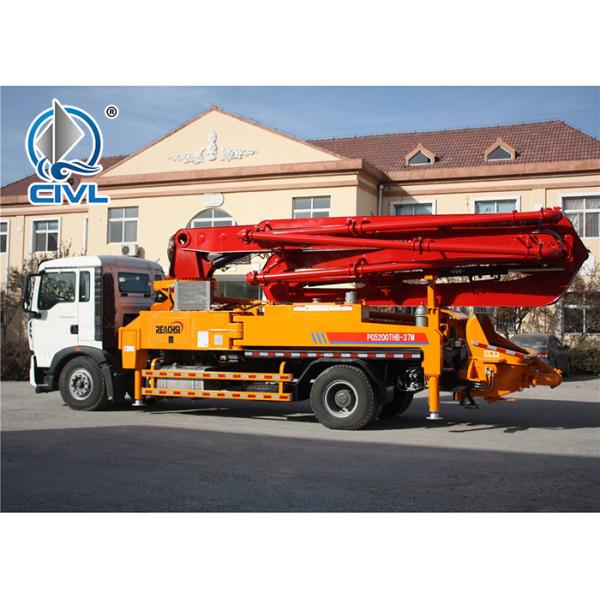 37 M Vertical new Cement Pump Truck 380HP Engine  Howo 37m Concrete Pump Truck