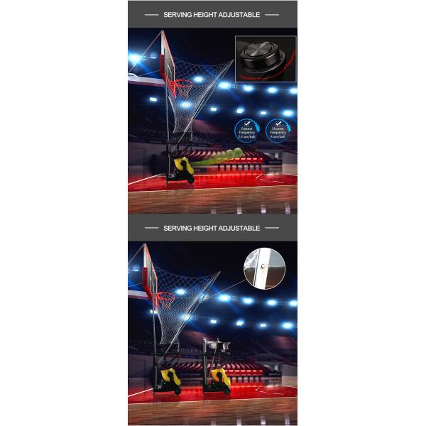 Máquina de alimentação da arma da bola esperta da máquina do tiro do basquetebol para o treinamento profissional