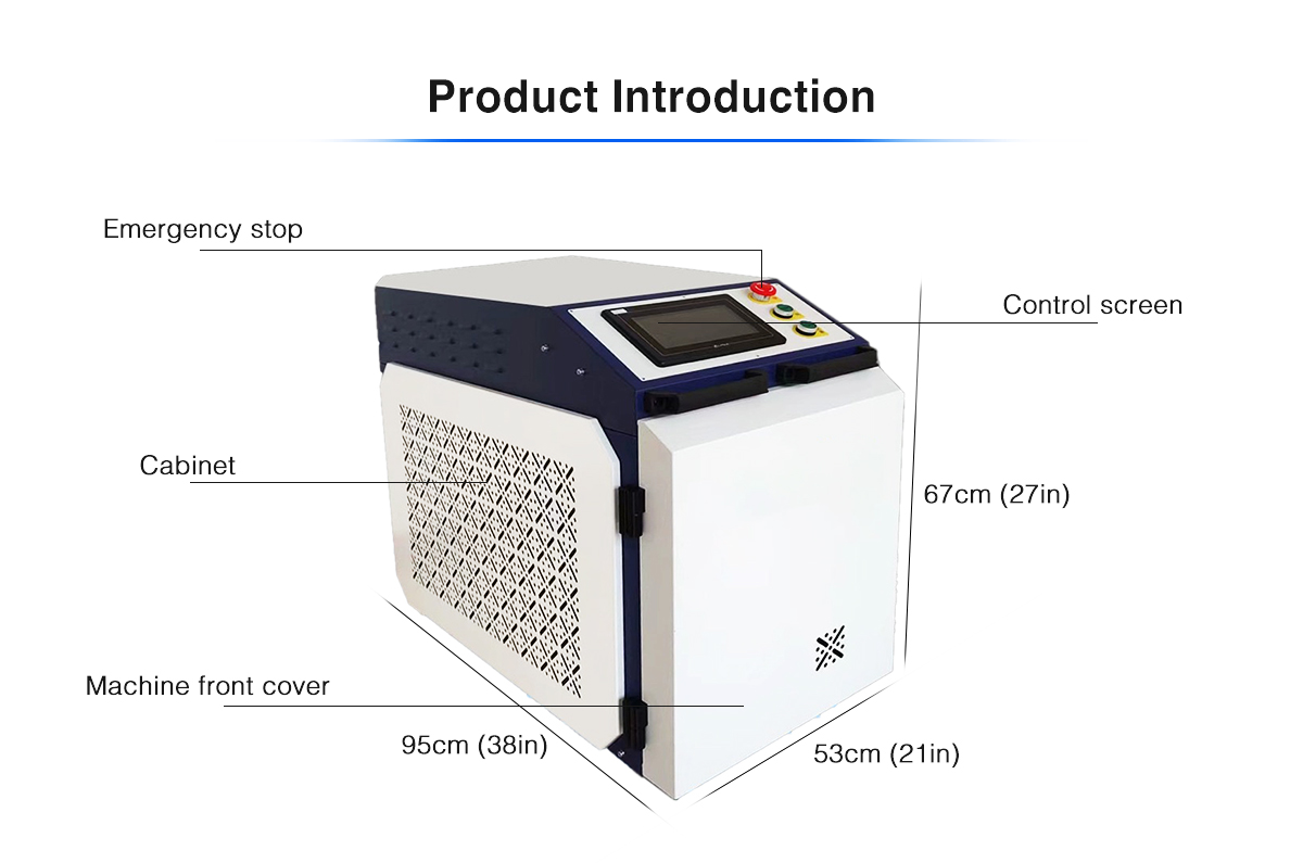 3 in 1 Laser Welding Machine 3000W Handheld Fiber Laser Welder Cutter Cleaner with Max Source