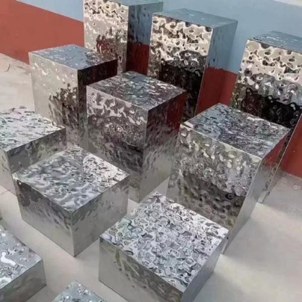 Зеркало Золотой цвет Водяной Волн нержавеющей стали Лист для украшения потолка