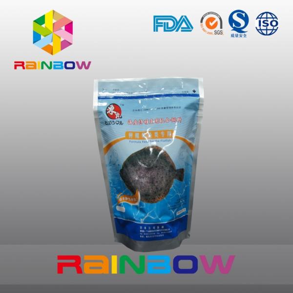 O malote dos alimentos para animais de estimação da folha de alumínio 1kg que levanta-se com isca de pesca do zíper ensaca