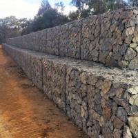 Caixa soldada padrão de Astm A975 Gabion, cestas do Pvc Gabion 250 Cm