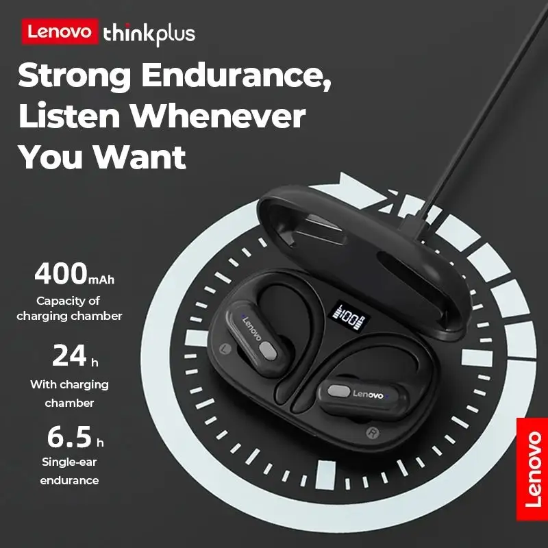 Lenovo Thinkplus XT60 Ear Hook Sport Bluetooth 5.3 Earphones