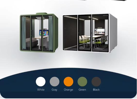 Customized Soundproof Office Pod Adjustable With Sleek Design