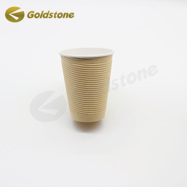 Combining Insulation Kraft Ripple Paper Cups And Insulation For Hot And Cold Drinks