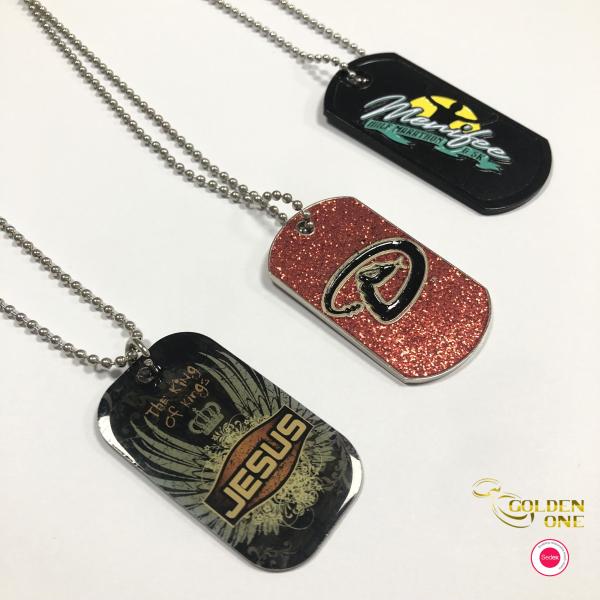 Stainless Steel Pendant Dog ID Name Tags , Customised Engraved Dog Tags With Logo